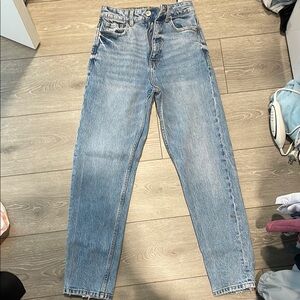 Zara Blue Straight Leg Jeans